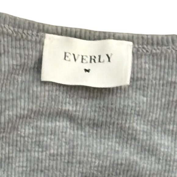 Everly Womens Racerback Ribbeds Maxi Dress-Gray-Size M-GUC - Picture 4 of 7